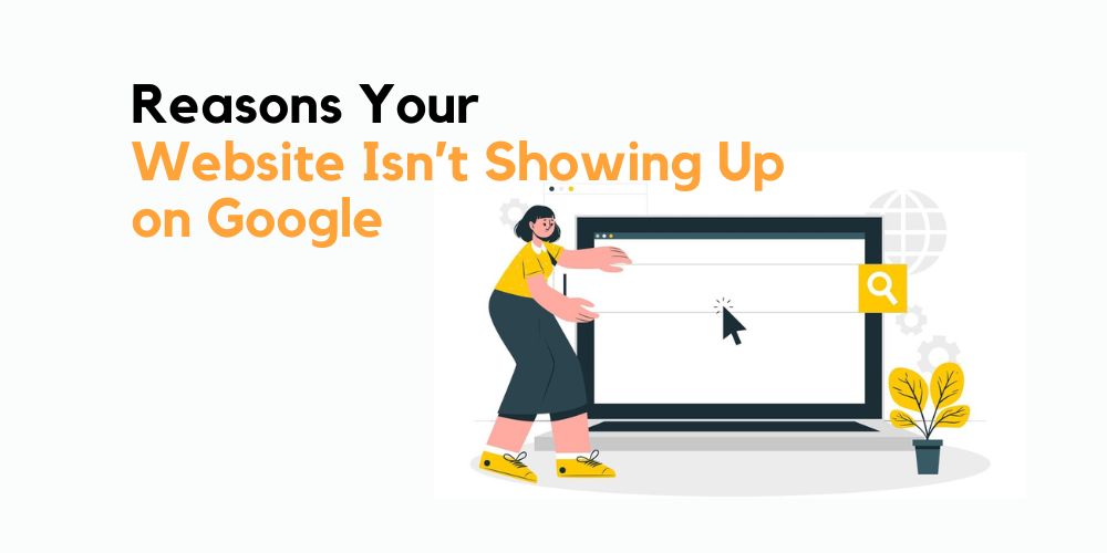 Website not on Google